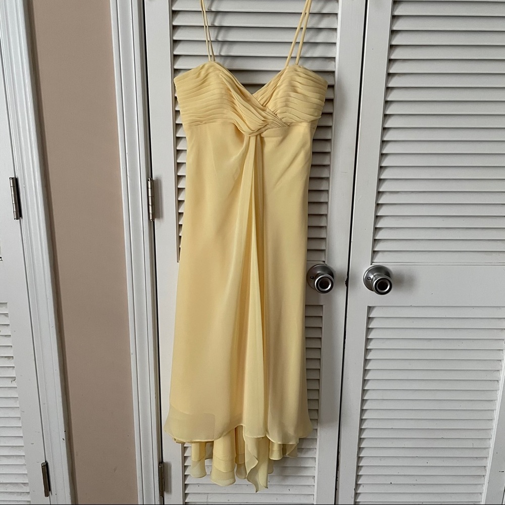 High-low bridesmaid dress